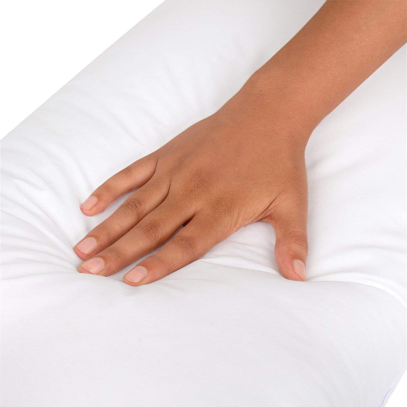 Vina Collection Semal/Kapok/Ilavam Panju Organic Silk Cotton White (Cream) Pillow 14" x 24"(720 gm Kapok Cotton)