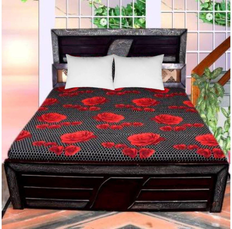 Supreme Home Collective 144 TC Microfibre Double Bedsheet Without Pillow Cover