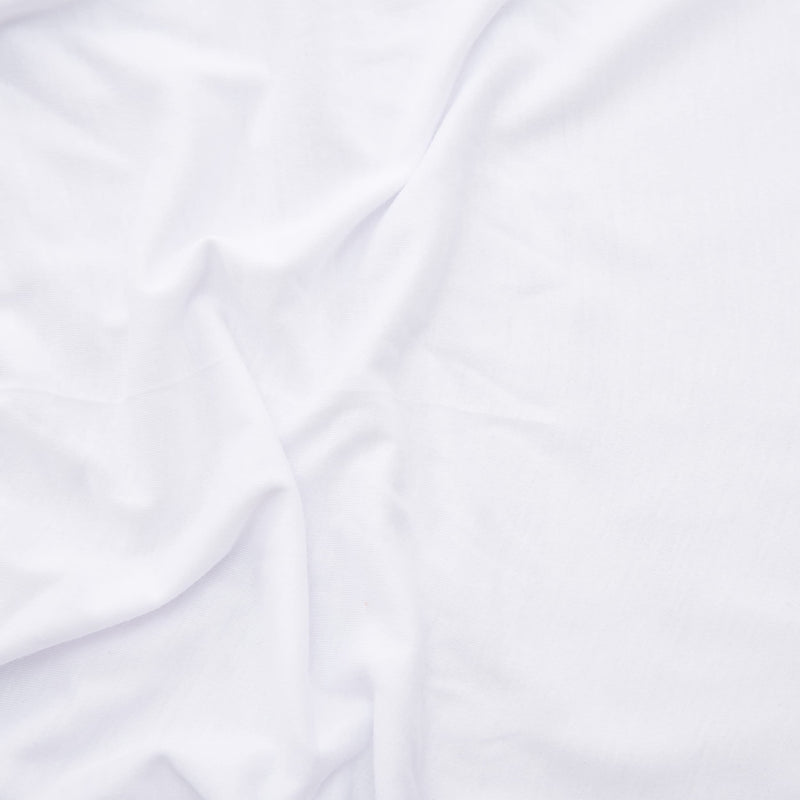 6 Twin Flat Sheet (66"x108") White T-200 Percale Hotel Linen (Available in Bulk/Dozens) (Twin)