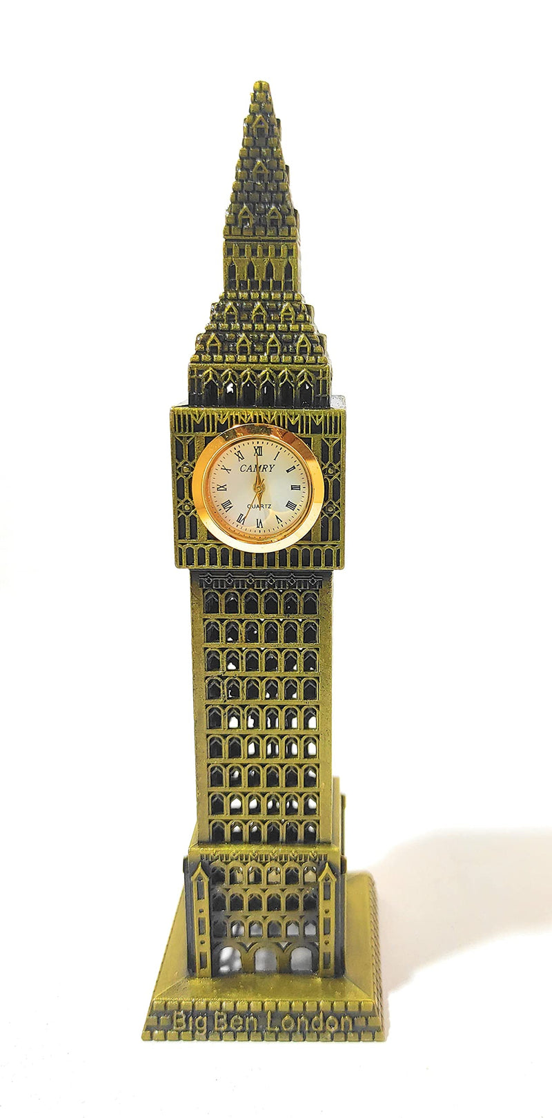 Luxuria Decor Big Ben Clock Tower of London (18 cm) with Running Clock Souvenir Showpiece/Collectible Item for Home Decor, Study Table, Travel Collection, Office Desk etc.