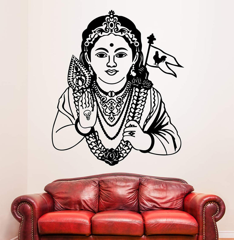 Wallstick Lord muruga wallstickers (Vinyl 60 cm x 50 cm)