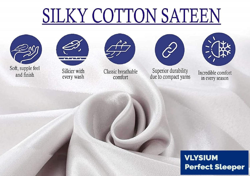 VLYSIUM Perfect Sleeper Arrya Microfiber Hotel Quality Premium Fibre Soft Cushion Filler, 16X16 Inches, White, Set of 5