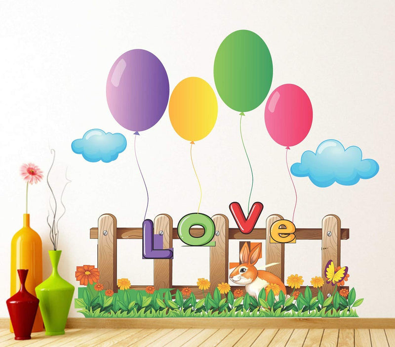 Tuffuk Love Ballon Large Viny Wallstickers(70 cm x 70 cm)5TZ053