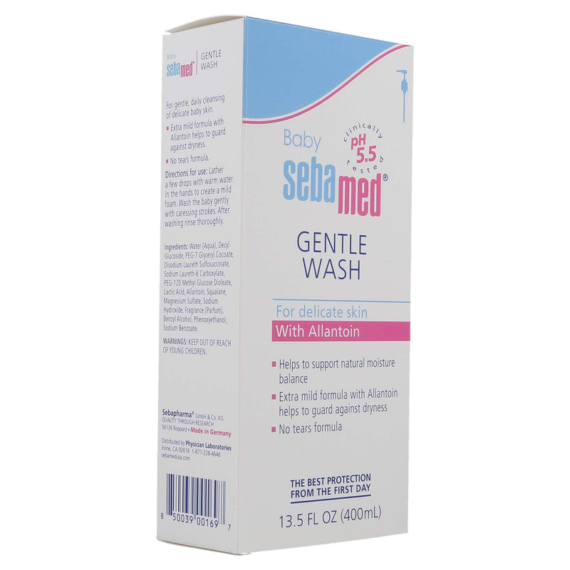 Sebamed Baby Gentle Wash 400ml|Ph 5.5| With Allantoin| No tears formula |Clinically tested