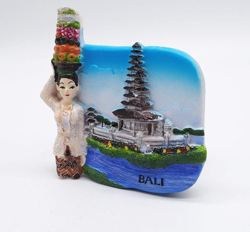 Bali Island Indonesia 3D Fridge Magnet Travel Souvenir Gift Home & Kitchen Decoration Magnetic Sticker Bali Indonesia Refrigerator Magnet