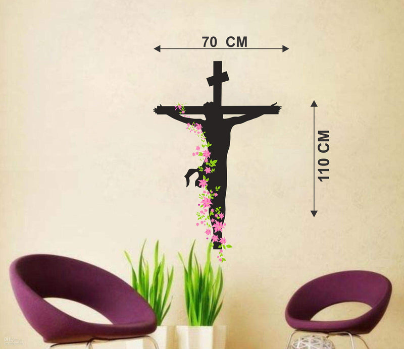 Sticker Hub Christian Character Jesus Wall Stickers Living Room Decorations Remove Waterproof Stickers BS358