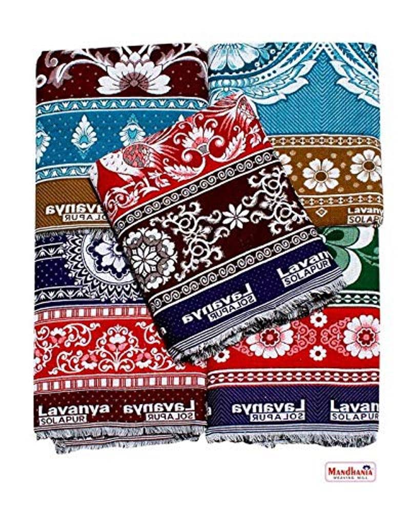 Anirudha Solapur chaddar Cotton Blanket/bedsheet lavanya Set of 5