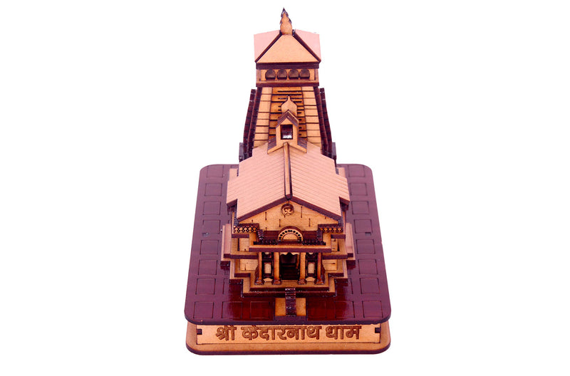 Uttarakhand Box Wood 3D Kedarnath Miniature SV