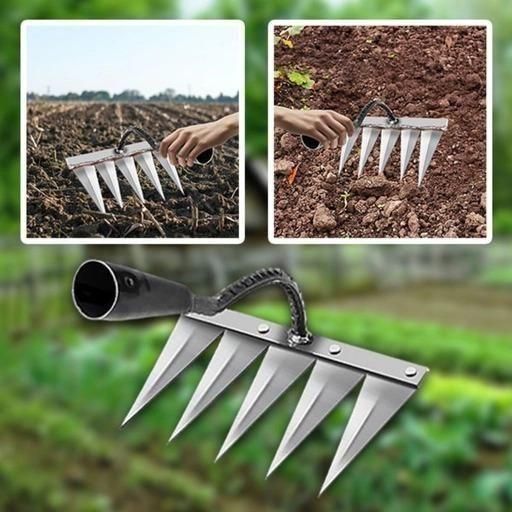 5 Teeth Carbon Steel Garden Weeding
