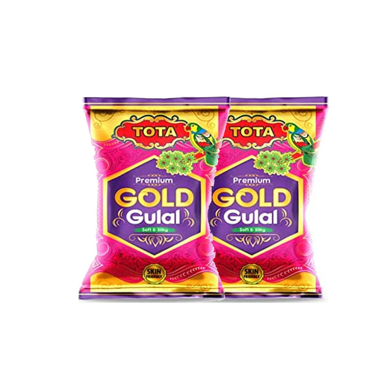COTTONTEE Holi Festival Combo Gift Pack with Gold Gulal, Thunder Spray, Snow Spray, Herbal Colour, Balloons