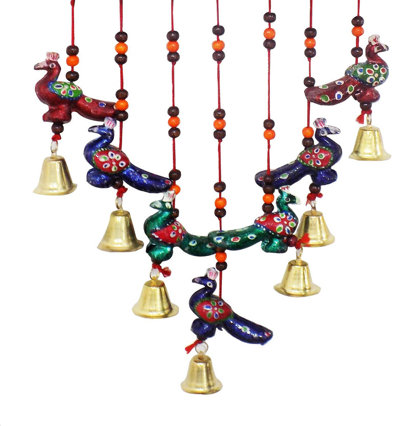 BAAL Peacock Positive Energy Windchimes for Balcony Bedroom with Great Sound Pack of 1