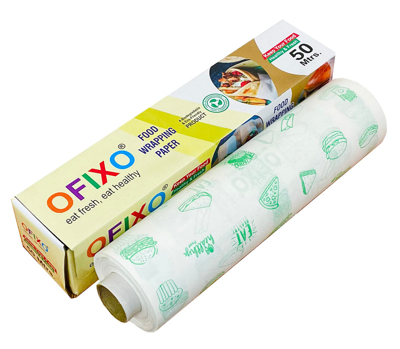 OFIXO 50 Meter Food WRAP Multipurpose Food Wrapping (Pack of 1)