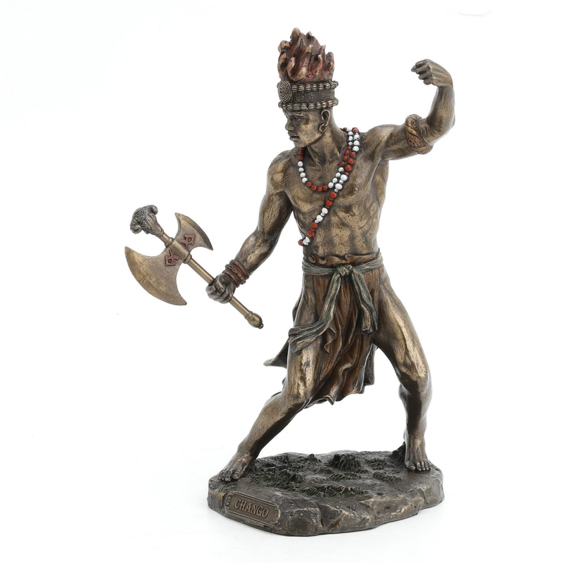 wu Chango - God of Fire, Thunder, Lightning and War Statue Sculpture Figurine