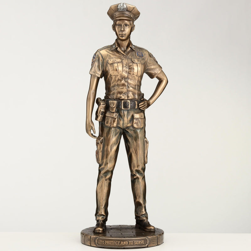 Veronese Design Police Woman to Protect and Serve Police Officer Tribute Statue