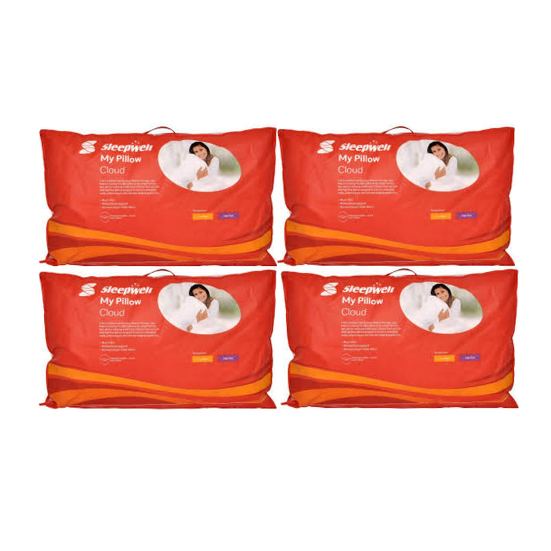 Sleepwell Cloud Pillow Pack of 4