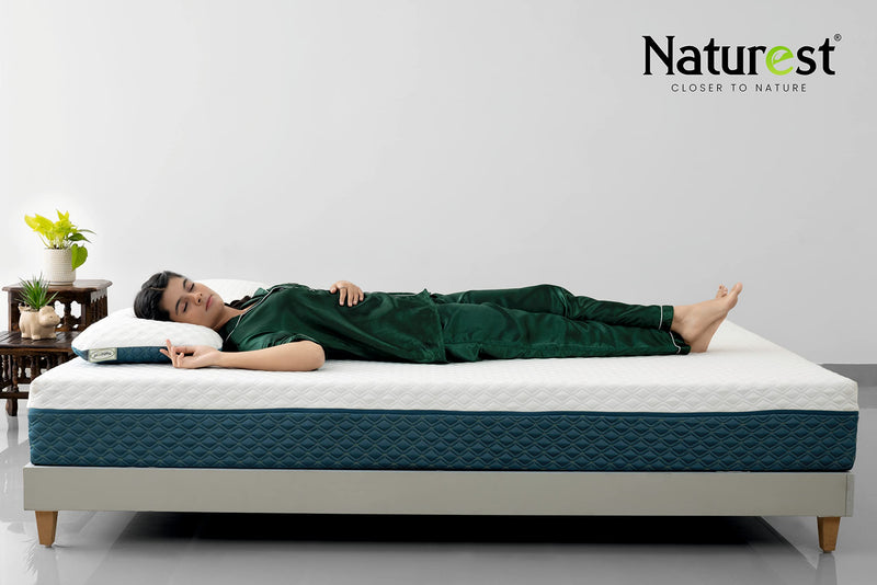 Naturest Recharge 12 Inch 100% Pure Certified 7 Zone Natural Latex Rubber King Size Mattress (75 x 72 x 12 Inch)