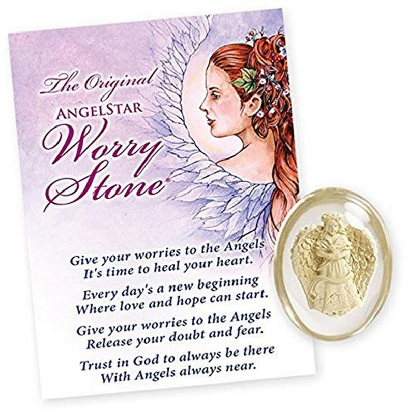 Angelstar 8719 Peace Angel Worry Stone, 1-1/2-Inch