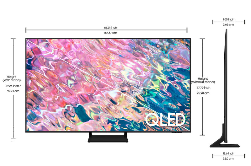 Samsung 189 cm (75 inches) 4K Ultra HD Smart QLED TV QA75Q60BAKXXL (Black)