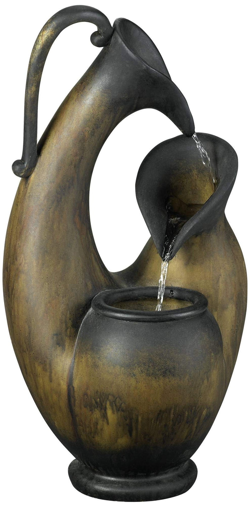 Weathered Jug Tabletop Fountain by John Timberland