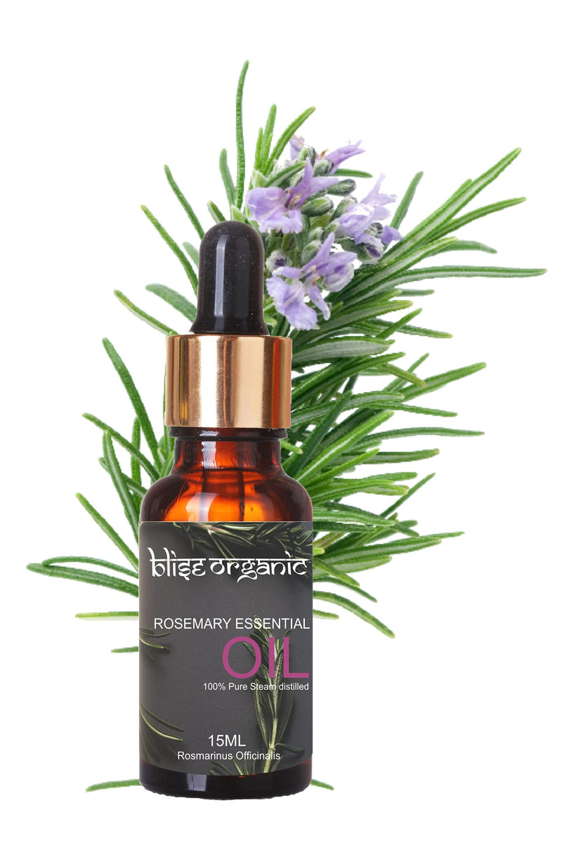 Blise organic Rosemary Essential Oil -100% pure and naturals, For Hair fall control and Hair Growth