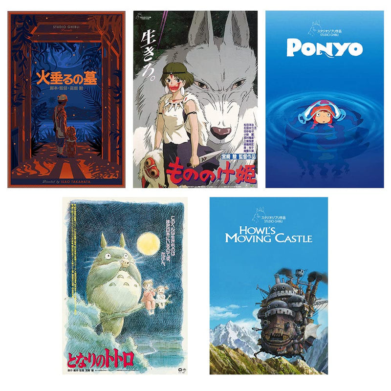 Tallenge - Studio Ghibli - Set of 10 Magnets (Magnet,4 x 6 inches, Multicolour)