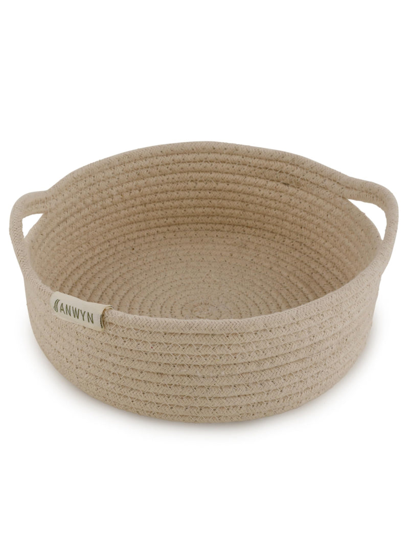 ANWYN Cotton jute handmade braided table organiser for kitchen