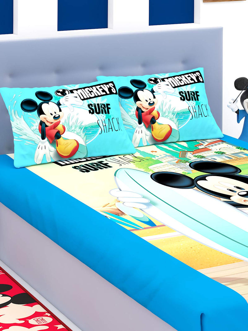 Disney Mickey Mouse Cotton Double Bedsheet 270 x 270 cm