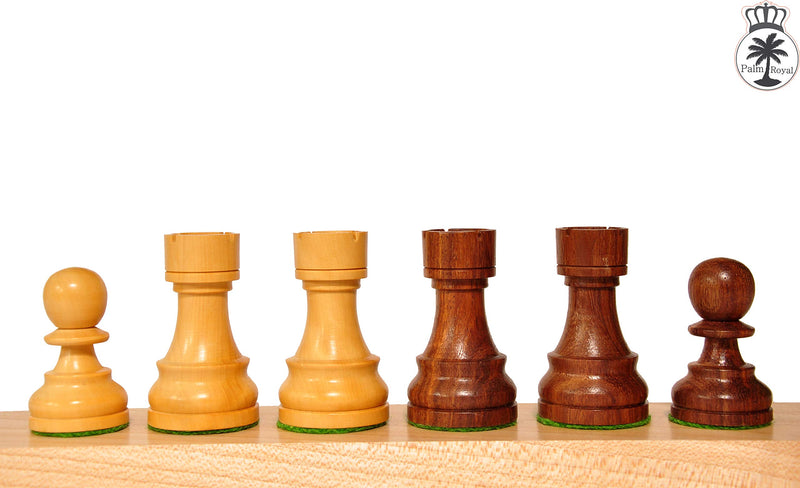 Palm Royal Handicrafts 3.75 inch Wooden Chess Pieces Set Made of Acacia Wood and Box Wood King Size 3.75 inch