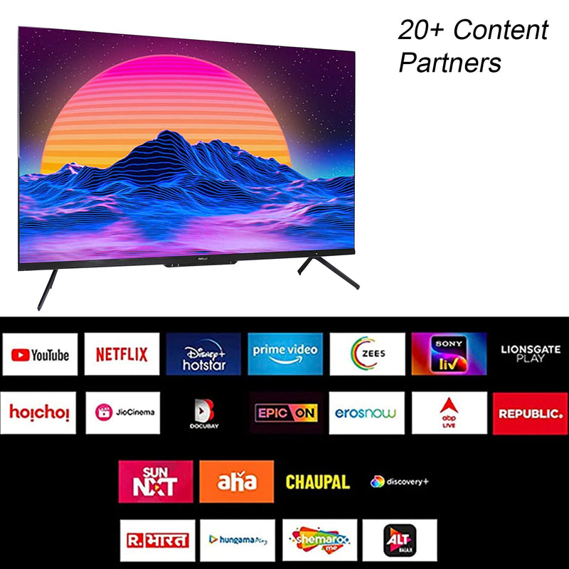 LLOYD 109 cm (43 Inches) 4K Ultra HD Smart LED TV 43UX900D (Black) (2022 Model)