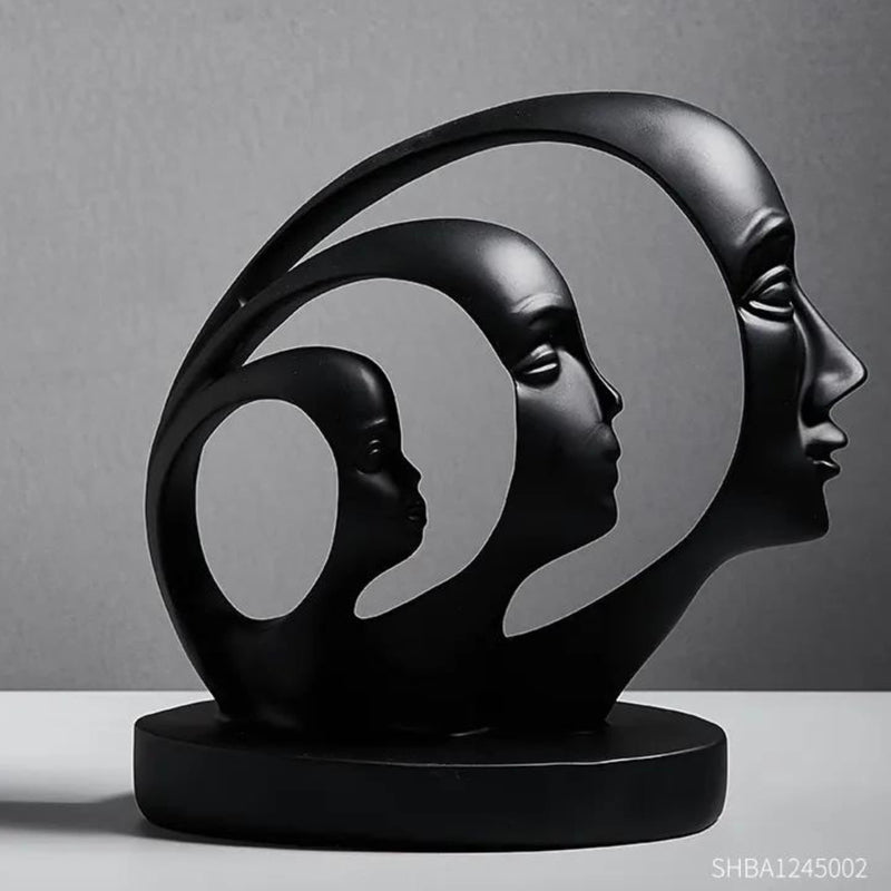 Mariner's Creation Premium Home Decor showpiece- Modern Art Man face showpiece for Living Room | Home Decor Items | House Warming Gift 30x15x27.5cm