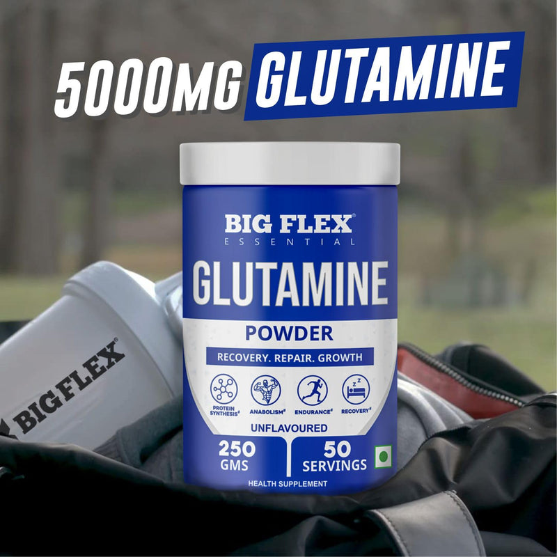 Bigflex Essential Glutamine Powder 50 Servings (250 Gm)