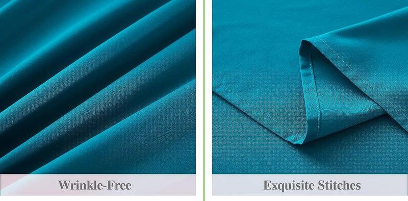 Elegio Plain Colour Double Bedsheet - Soft Brushed Microfiber Fabric - Shrinkage & Fade Resistant Solid Colour Bedsheet - Easy Care - 1 King Size Bedsheet and 2 Pillow Covers (92x102 Inches, Teal)