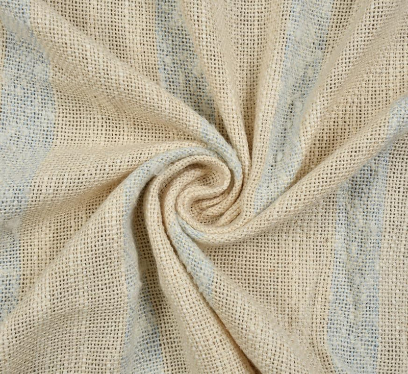 Fashion Throw 100% Cotton Handloom Throw Soft Blanket (FT_29) for Winter Warm Comforter/Throw | AC Blanket Sofa Couch Throw/Blanket_(125 x 150 Cms)_Beige/L.Grey.