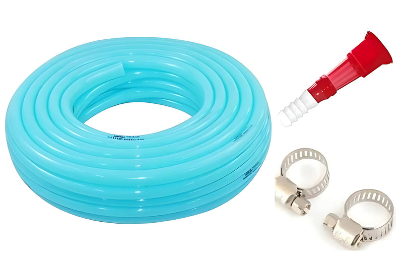 Essoti Flexible Long Garden Water Pipe/Pvc Pipe/Garden Outdoors Pipes With Hose Connector (5 Meter), Blue