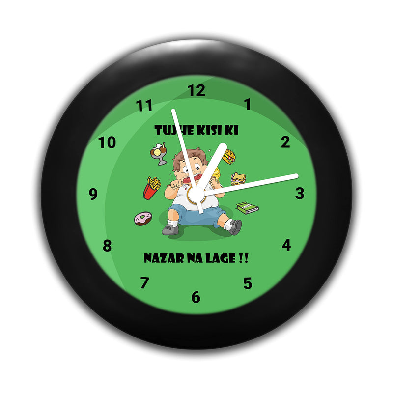 MC SID RAZZ - Nazar Na Lage - design table clock | Desk Clock for Home and Office,Best gift for friends