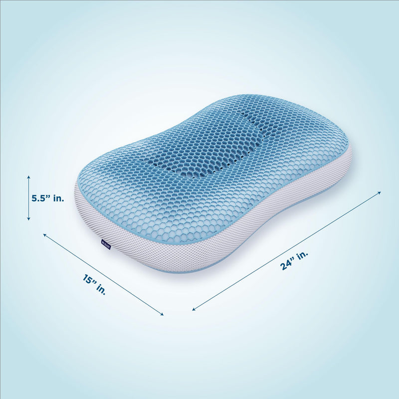 The Sleep Company Smart ErgoRelief Pillow | SmartGRID Technology with Honeycomb Structure | Ergo Relief 8 Shaped Hollow Design | Neck & Shoulder Pain Relief | Pack of 4