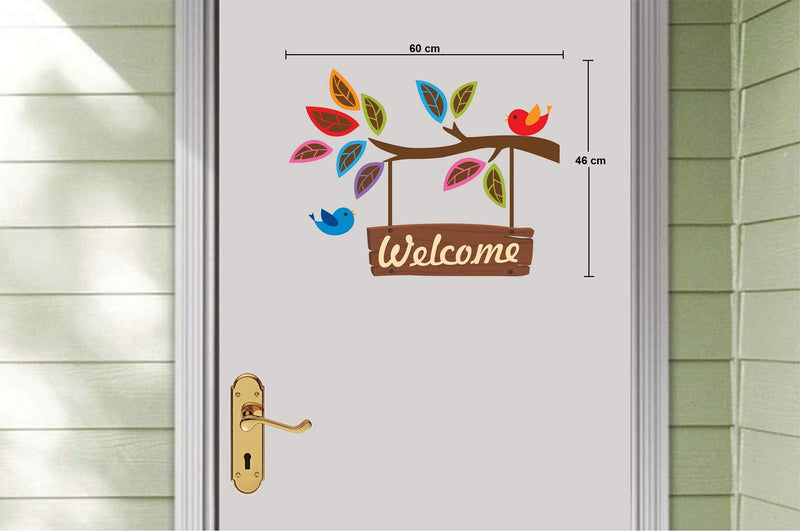 Asmi Collections Welcome Home Wall Stickers for Entry Gate