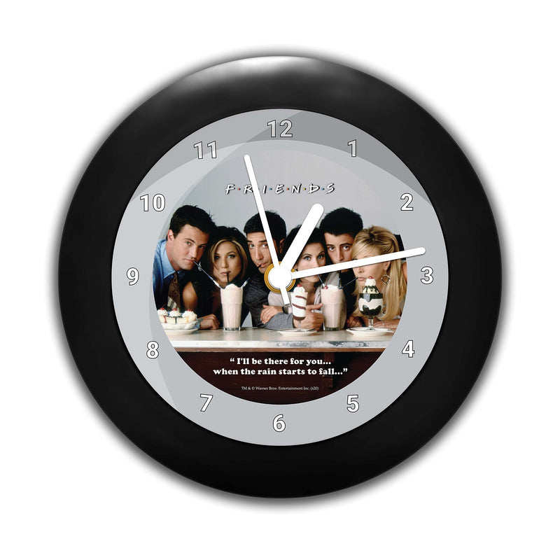 MCSID RAZZ- Friends Tv Series Straw Table Clock for Desk |Table Clock for Office, Gift Set Birthday Gift Official Licensed by Warner Bros, USA