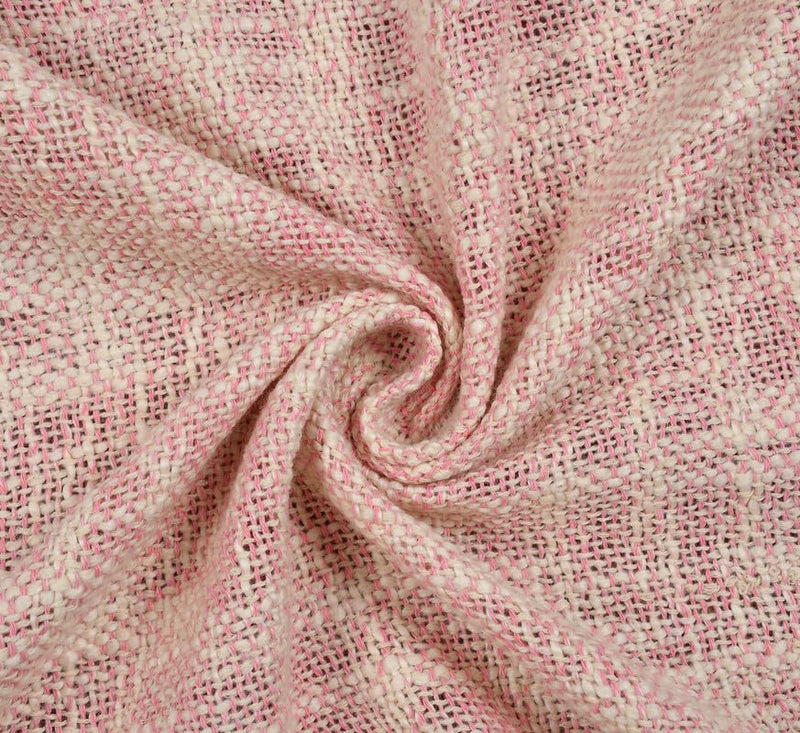 Fashion Throw 100% Cotton Handloom Throw Soft Blanket (FT_12) for Winter Warm Comforter/Throw | AC Blanket Sofa Couch Throw/Blanket_(125 x 150 Cms)_Peach.