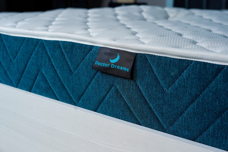 Nilkamal SLEEP Hybrid Pocket Spring 6 Inch Mattress, Unique Combination of Plush Foam and Pocket Springs, Zero Motion Transfer Technology, Double Size Luxury Mattress (75x48x6,Blue & White)