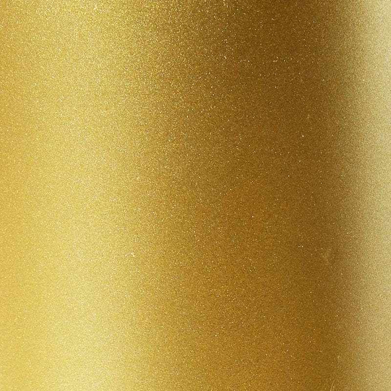 The Royal Luminary Collection: Opulent Radiance - Pack of 4 Exquisitely Crafted Metallic Pillar Candles in Luxurious Gold