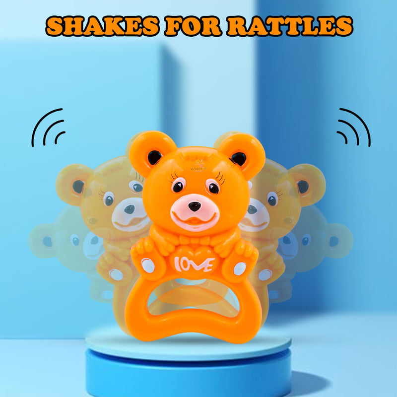 WISHKEY Plastic Colorful Non Toxic BPA Free Shake & Grab Rattles and Soothing Teethers for Babies & Infants, Early Age Toys for Kids (Pack of 13, Multicolor)
