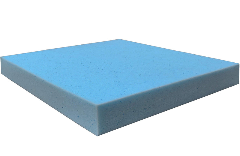 Upholstery Premium High Density Memory Foam Pad Ultra Plush Cushion Mattress Topper, 35"X20"X4"