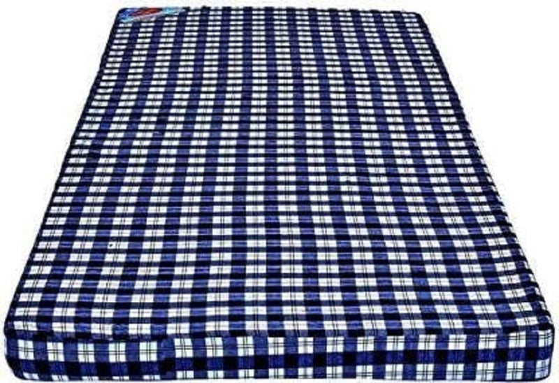 CHILLI BILLI Pure PU Foam Extra Soft Folding Mattress Cum 2 inch Single Bed for Travel, Picnic (72x35x2 Inch, 6X3X2 Feet)