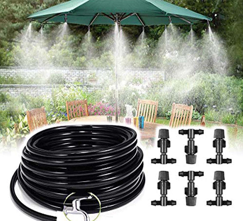 DIY Crafts Outdoor Misting Cooling Sprayer System Kit Watering Irrigation Nebulizer Sprinkler (Only 360° Misting Nozzle) (20 Pcs, Only 360° Misting Nozzle)