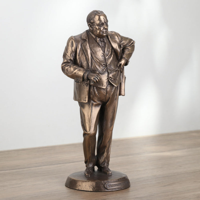 Veronese Design British Prime Minister Winston Churchill Bronze Finished Statue