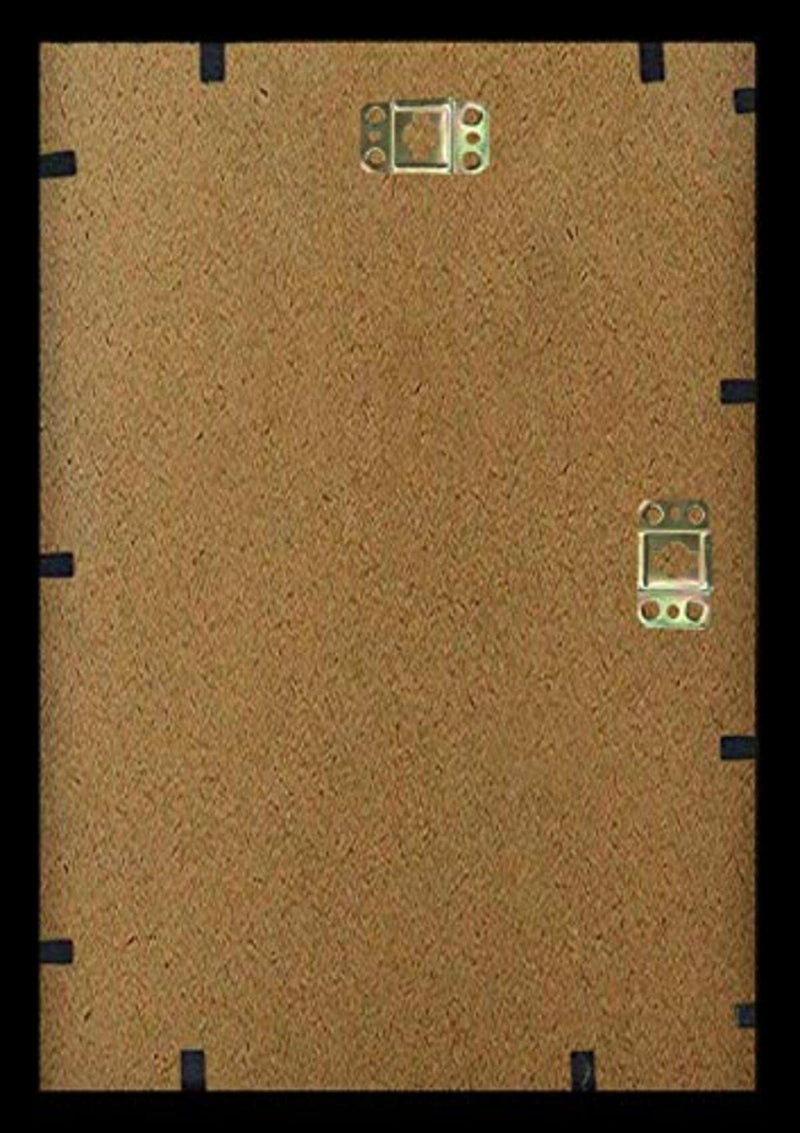 Xd Paintings A4 Size Synthetic Wood and Unbreakable Plexiglass Photo Frame (Black, 12X8 Inches) -Set of 10
