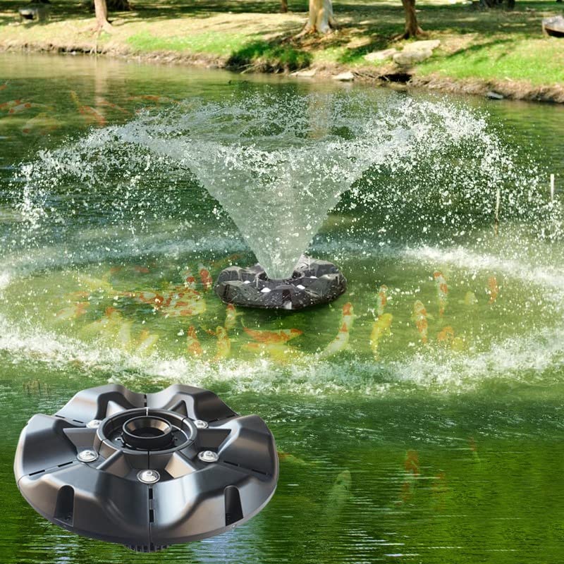 ANMSALES PY-10000 LED Floating Fountain,Aerator,Lake Pond Oxygenation,Water Purification,Floating Aerator. 115w / 20000lph