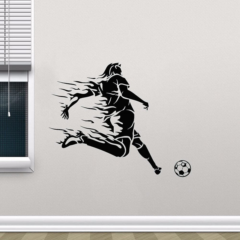 GADGETS WRAP Vinyl Decal Sticker Soccer Player (Item Finish Size : 70cm x 57cm)