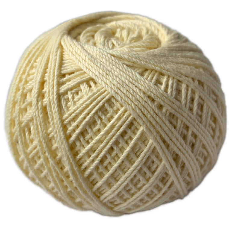 Crochet Now | Dezire Cotton Premium Thick|100% Soft Cotton Yarn 4 Ply (100 Grams Balls) 3.5 mm Hook for Crochet/Knitting (Icing Cream)